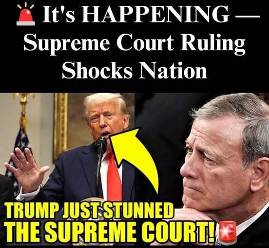 Supreme Court’s 6–3 Ruling Limits Federal Judges’ Power to Block Policies Nationwide — A Major Win for Trump and a Shift in Judicial Authority That Could Redefine How Immigration, Climate, and Administrative Cases Are Handled Across the United States