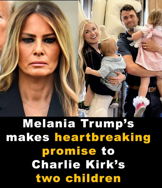 Melania’s heartbreaking words to Charlie Kirk’s kids
