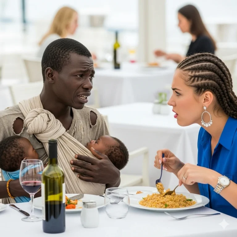 “May I Have Your Leftovers, ma?”—But When the Millionaire Looked Into His Eyes, Everything changed…