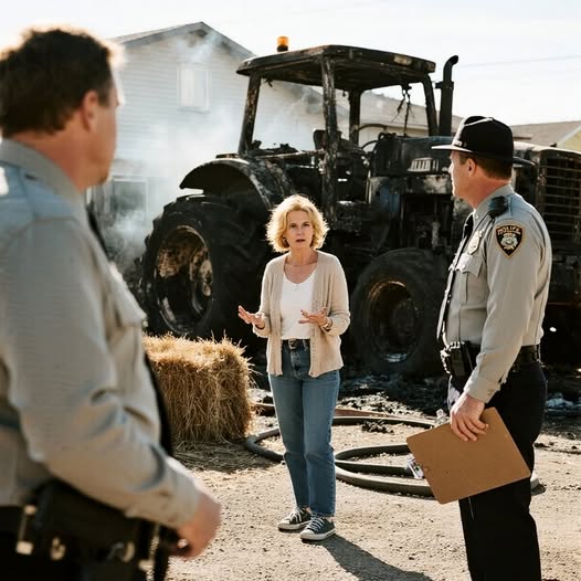 HOA Karen Burned Down My Tractor After I Refused to Join—She Forgot I’m the Sheriff!