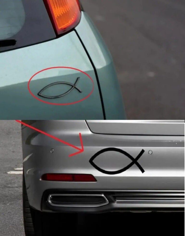 The Hidden Meaning Behind the Small Fish Symbol on Some Cars