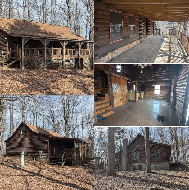 Rustic Log Cabin on 2 Acres in Pilot, Virginia – Fixer-Upper Opportunity with Endless Potential (Auction Starting at $50,000)