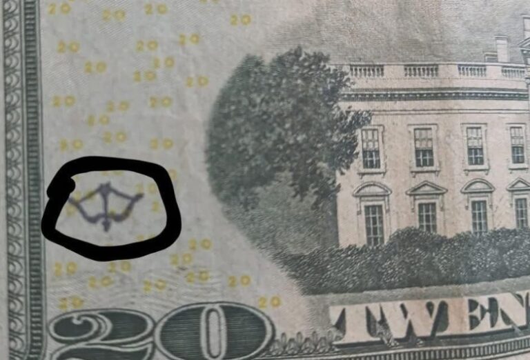 Why Some U.S. Bills Have a Bow and Arrow Mark