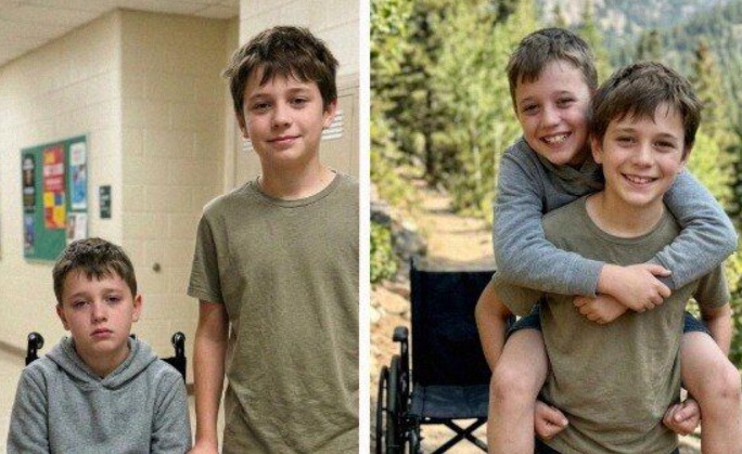 My 12-Year-Old Son Carried His Wheelchair-Bound Friend on a Camping Trip — What Happened the Next Day Left Us All Speechless