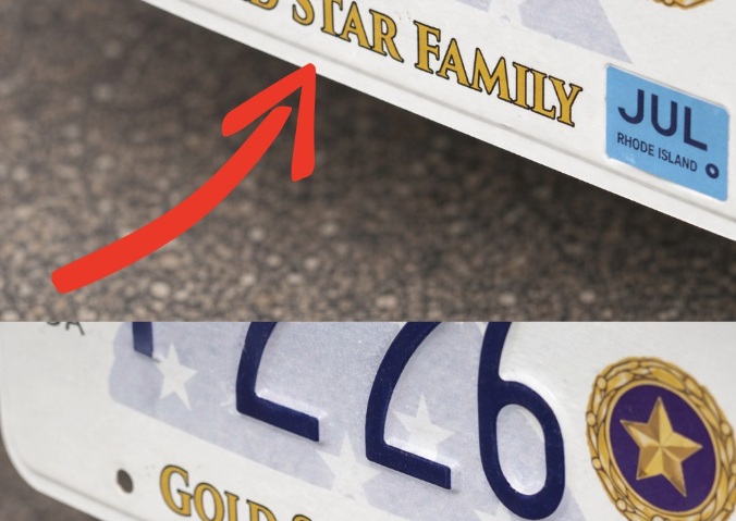 The Meaning Behind License Plates with a Gold Star